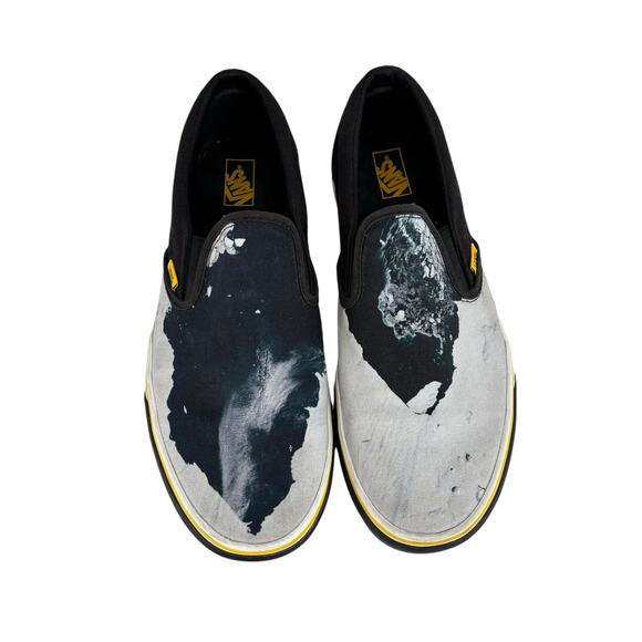 Vans Other - VANS NATIONAL GEOGRAPHIC CLASSIC SLIP-ON 'THEN NOW GLACIER' SHOES MEN SIZE 11
